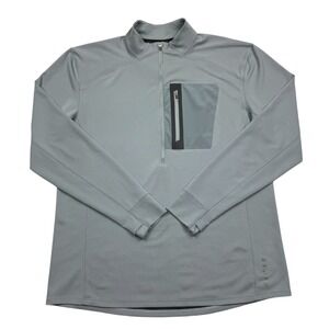 GoLite RePlay Men's 1/2 Zip Lightweight Pullover Gray Size XL Performance Vented